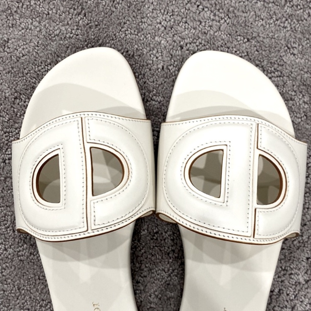Christian Dior slides Callfskin